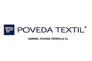 Logotipo de Poveda Textil