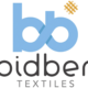 logotipo de textiles bidber